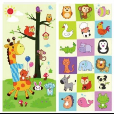 Коврик игровой (ТЕРМО) 2-х сторонний EVA 180х200х0,8см, в сумке D-81909, пакунок малюка