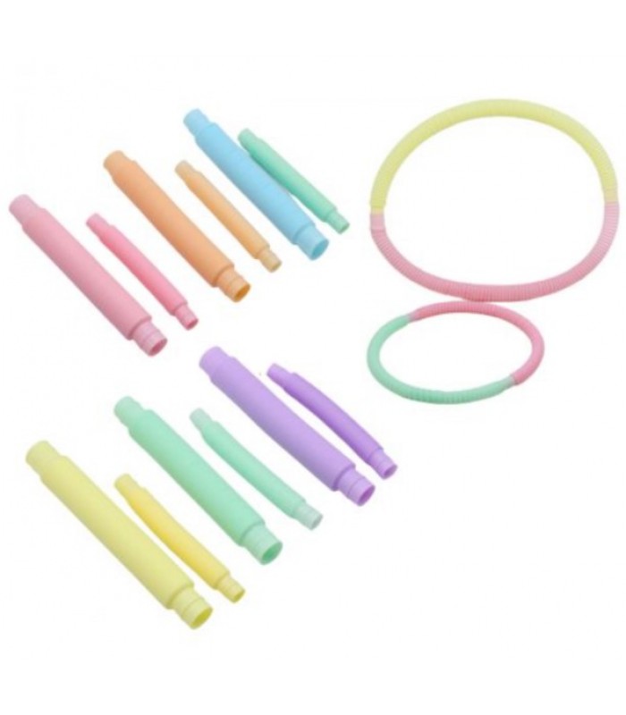 Pop Tube 20 см + 15 см развивающая сенсорная детская игрушка-антистресс поп туб