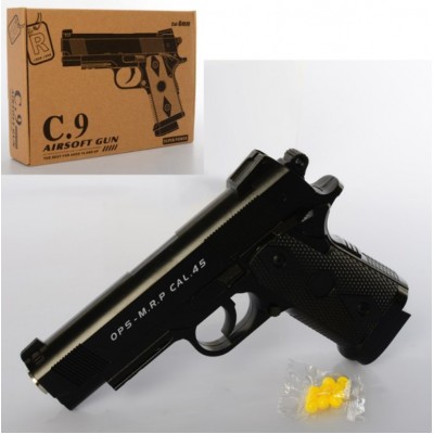 Пистолет игрушечный C9-16 16 см, пакунок малюка