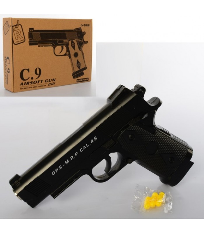 Пистолет игрушечный C9-16 16 см, пакунок малюка