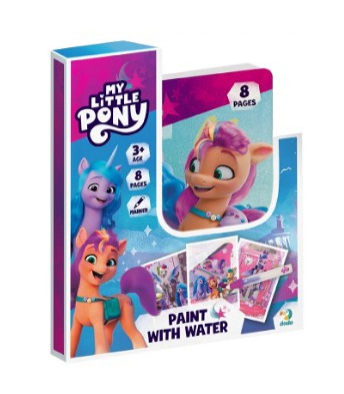 Книжка-раскраска рисуй водой MY LITTLE PONY. DODO 200445