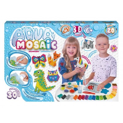 Набор для творчества Aqua Mosaic Аквамозаика, AM-01-01, для детей от 6 лет, Пакунок малюка