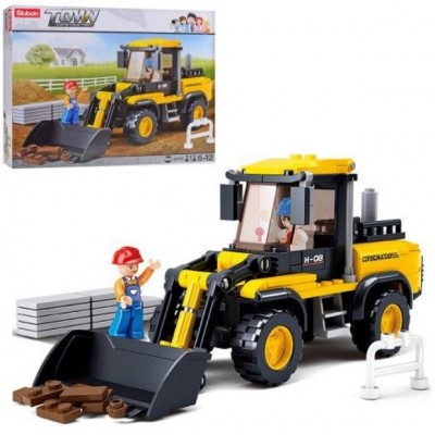 Конструктор Бульдозер, 212 деталей, M38-B0538, для детей от 6 лет, Пакунок малюка