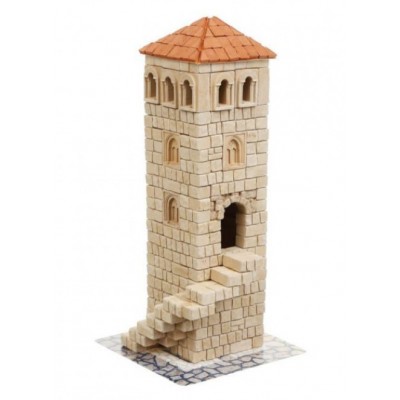 Конструктор керамический Башня из мини кирпичиков Башня, 400 деталей, 70217, для детей от 5 лет