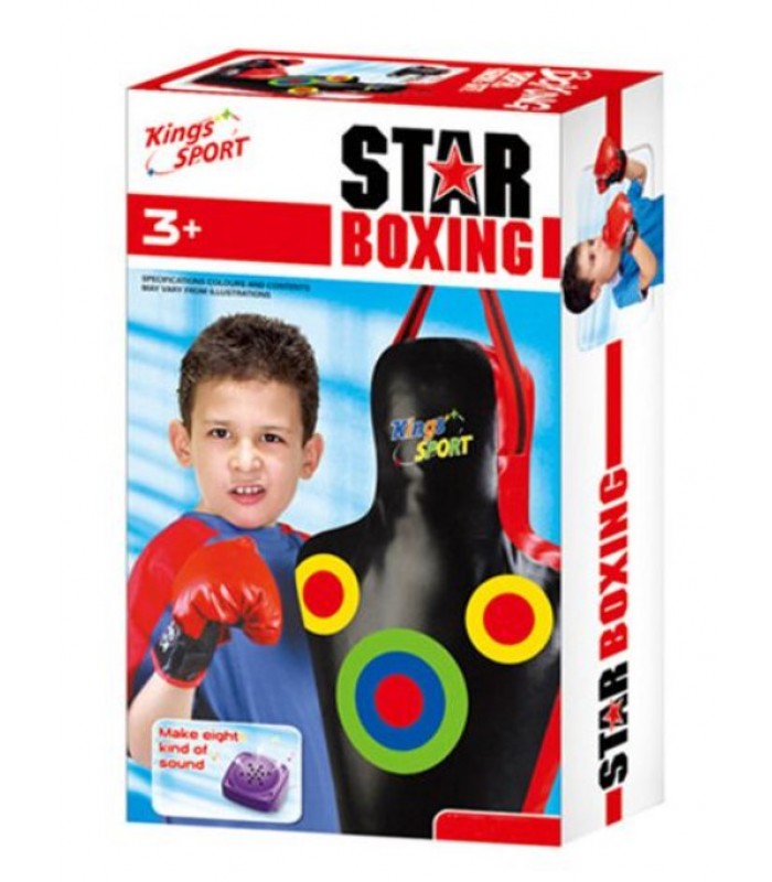 Боксёрский набор со звуковыми эффектами "Boxing Star" KingSport (GT175326) для детей от 3 лет, King boxing в Украине, Чемпионский набор