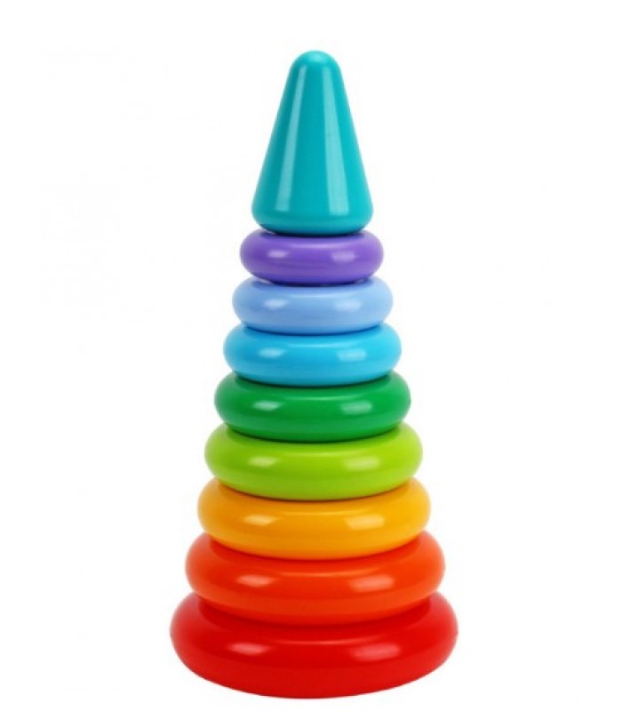 Игрушка Пирамидка выдувная ТехноК арт.1904, пакунок малюка