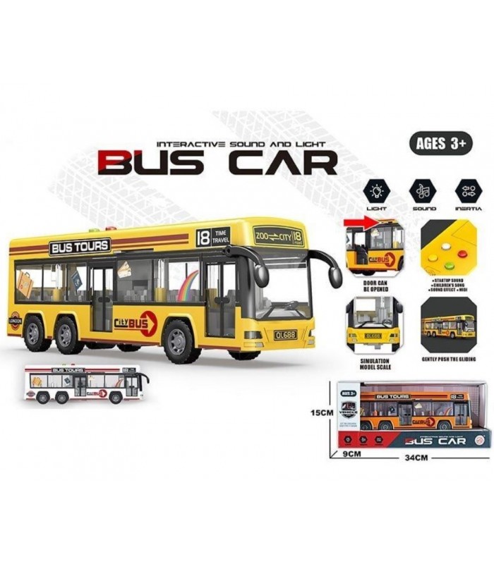 Автобус 329-1 игрушечный, пакунок малюка