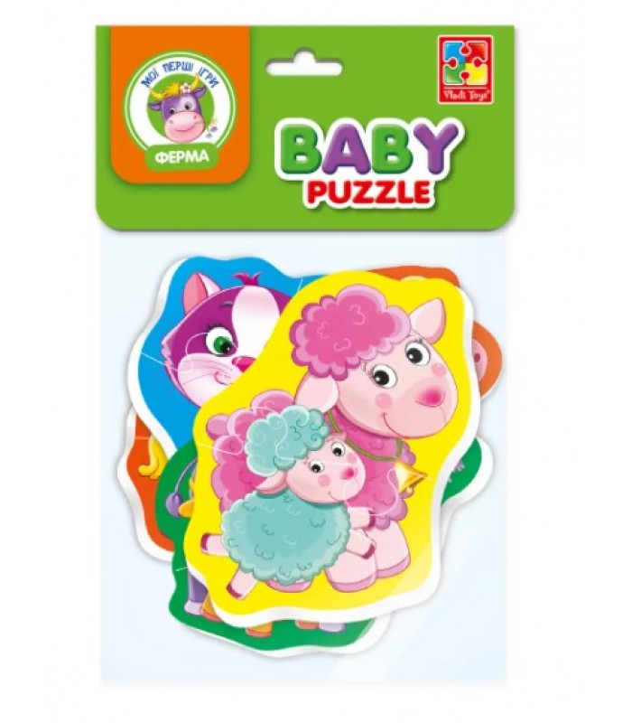 Беби пазлы Vladi Toys Мама и малыш, VT1106-97 , пакунок малюка