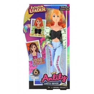 Кукла 616668 высота: 30 см, шарнирные соединения суставов, голова: резина, тело и конечности: пластик, съемная одежда и обувь