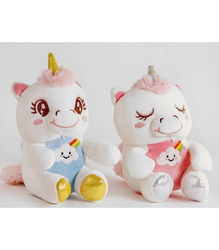 Мягкая игрушка M 12675 единорог, 2 вида, высота 21 см