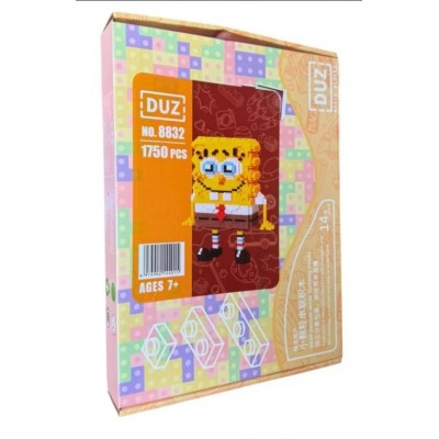 Конструктор 3D Губка Боб 8832 (1750 дет.), пакунок малюка