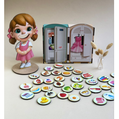 Пазл-сортер "Съедобное-несъедобное" ПСФ091