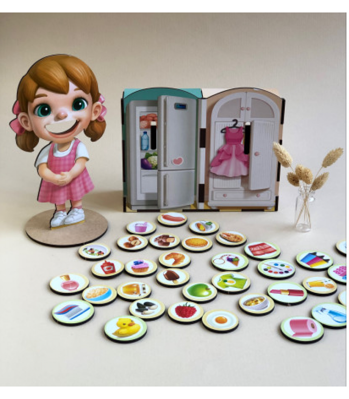 Пазл-сортер "Съедобное-несъедобное" ПСФ091