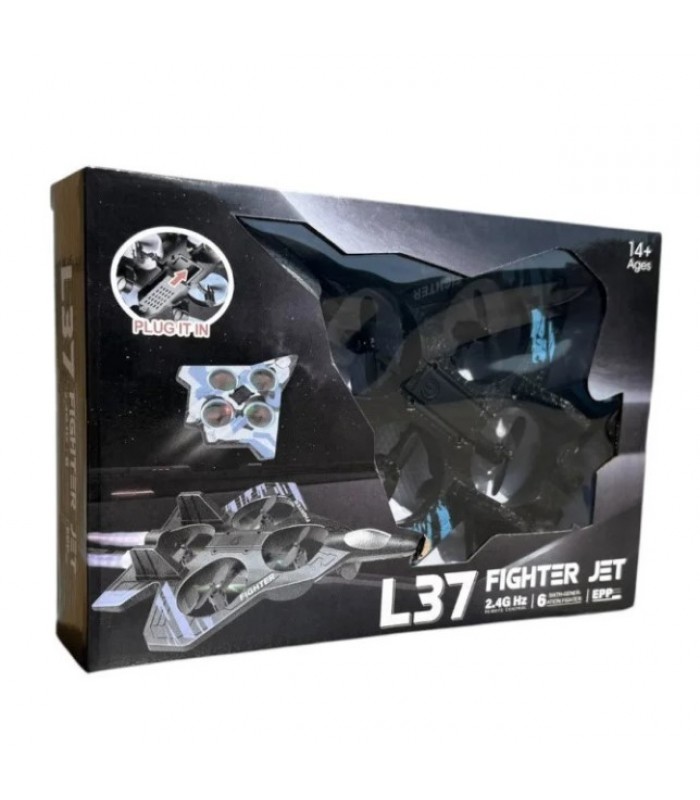 Квадрокоптер, самолет-истребитель на радиоуправлении L37, пакунок малюка