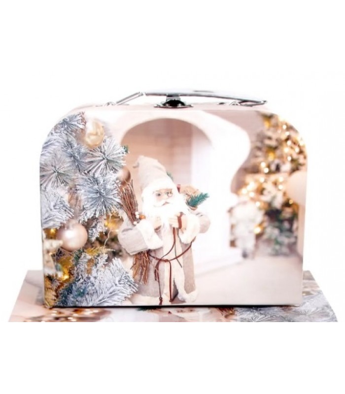 Коробка-чемодан Новый год средняя