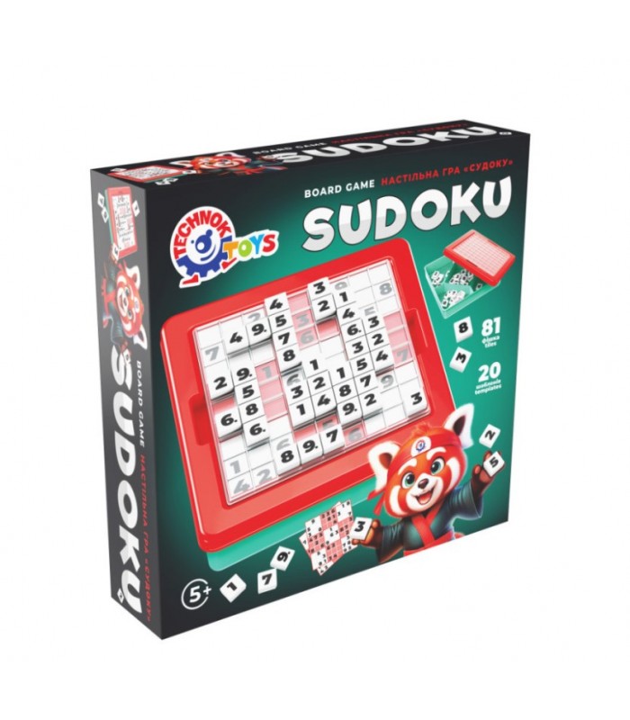 Настольная игра Судоку ТехноК арт. 2956. пакунок малюка