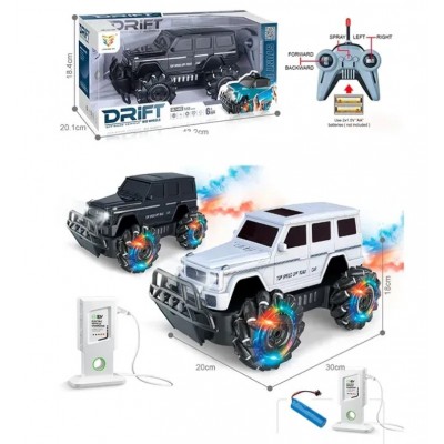 Джип 689S-150B радиокер.2,4G, акум, 28см, 1:12, пара/дым, свет, колеса-ролики, 4х4, USBзар/станция, пакунок малюка