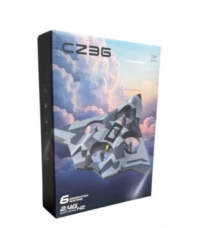 Квадрокоптер, самолет-истребитель на радиоуправлении CZ36, пакунок малюка