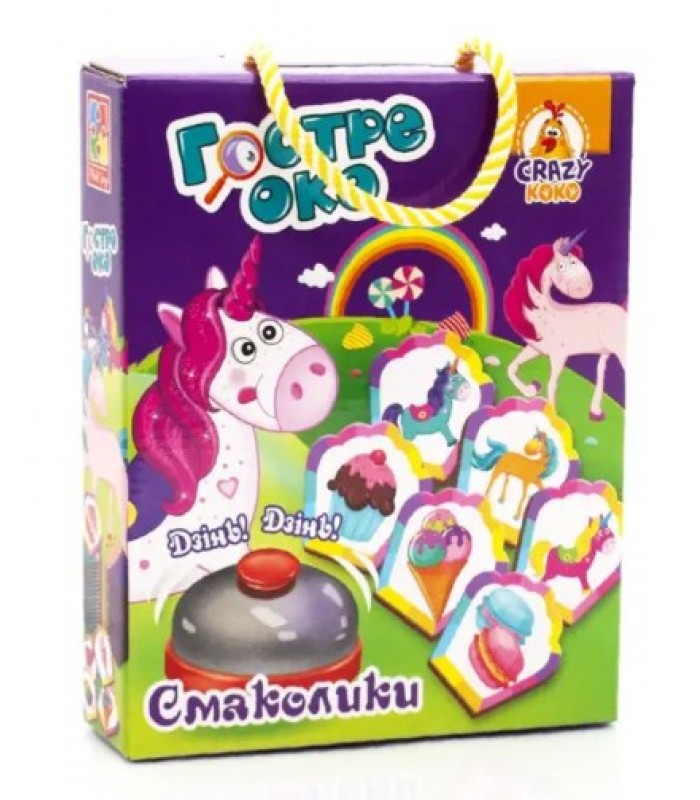 Игра со звонком Vladi Toys Зоркий глаз Вкусняшки (рус) (VT8010-11)