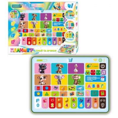 Планшет "Играй и учись" 30391"WToys", пакунок малюка