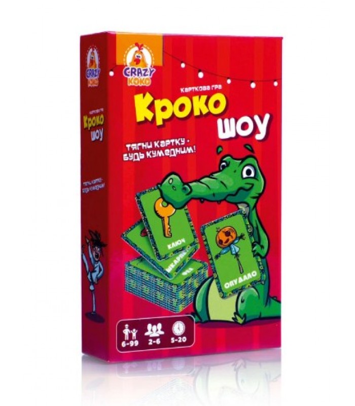 Игра настольная Vladi Toys развлекательная. Крокошоу. VT8077-02