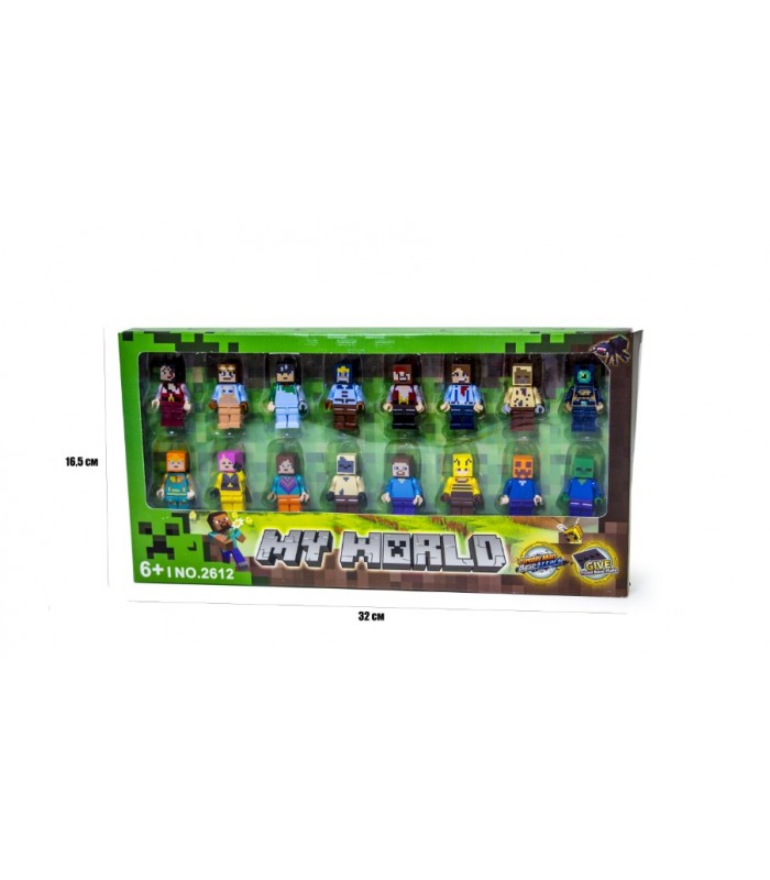 Фигурки Героев Minecraft 2612 пакунок малюка