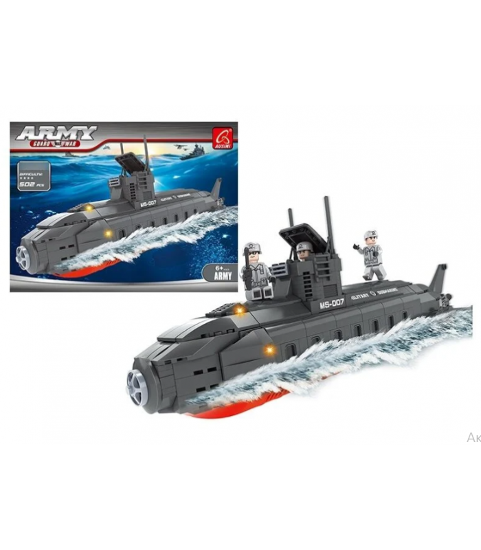 Конструктор AUSINI 22806 "Подводная лодка", 502 детали