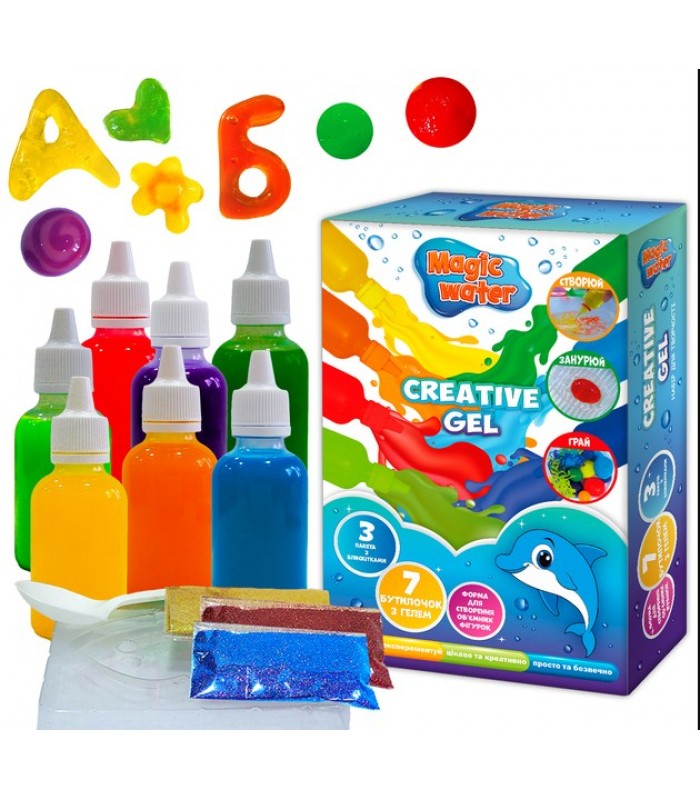 Набор для творчества Ludum Magic water Creative gel (MV6031-03), пакунок малюка