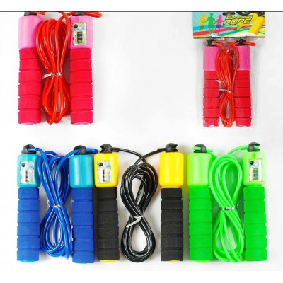 Скакалка спортивная со счетчиком, С34203, для детей от 6 лет, Пакунок малюка