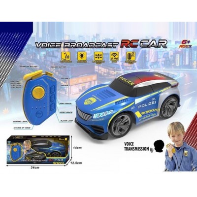 Машина на радиоуправлении R 252 S, резиновые шины, встроенный акум. 3.7V, USB-кабель, пульт 2.4 GHz, звуки, подсветка, пакунок малюка