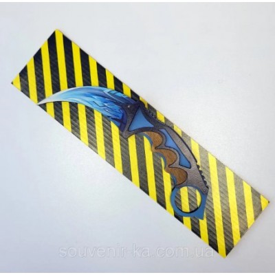 Деревянный Детский Нож "КЕРАМБИТ DRAGON GLASS" SO2CAR-D Глаз дракона из STANDOFF 2, игрушечное оружие