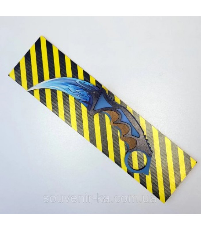 Деревянный Детский Нож "КЕРАМБИТ DRAGON GLASS" SO2CAR-D Глаз дракона из STANDOFF 2, игрушечное оружие