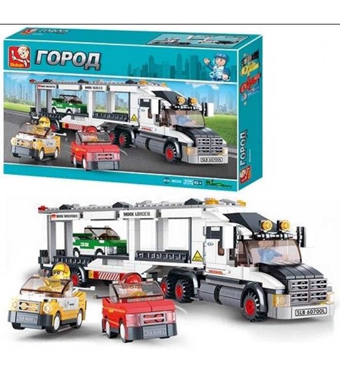 Конструктор SLUBAN M38-B0339 ГОРОД - Трейлер (638 дет., пакунок малюка