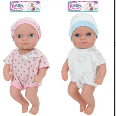 Пупс YL2080K-AD-DM-UA 2 вида, кул., 20-32-6 см, пакунок малюка