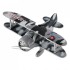 Самолет металлический инерционный A-Toys XG879-102 Самолетик 16х7х13 см для детей от 3 лет, пакунок малюка