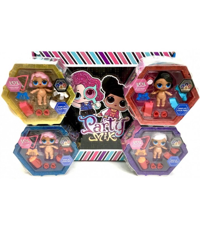 Кукла аналог ЛОЛ Party mix в соте с аксессуарами, SA1305, для детей от 3 лет, Пакунок малюка