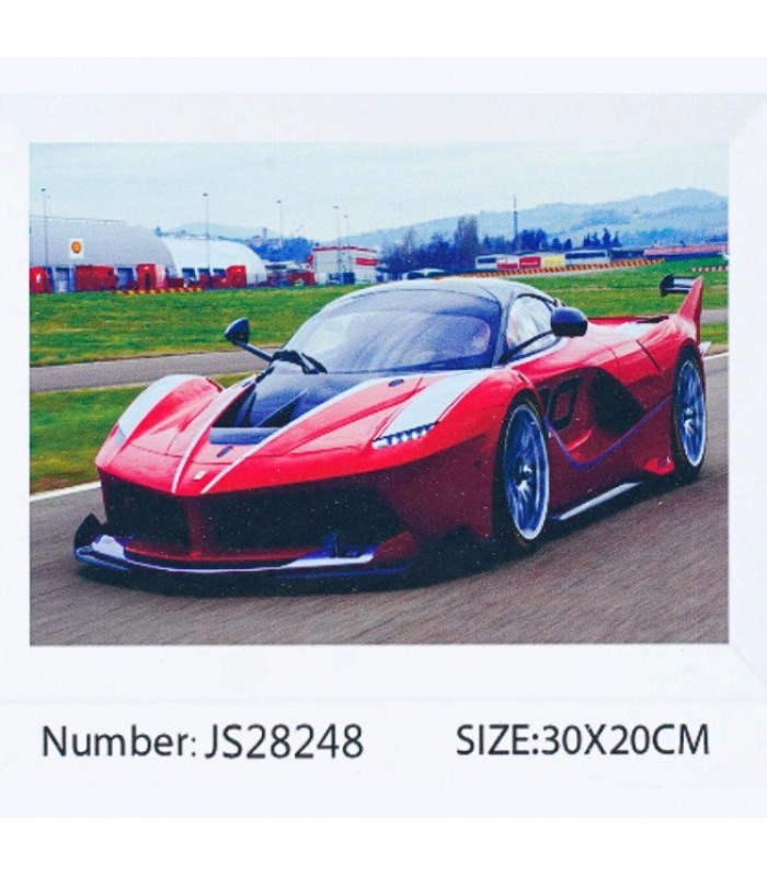 Алмазная мозаика JS 28248 "TK Group", "Спорткар", 20х30 см, пакунок малюка