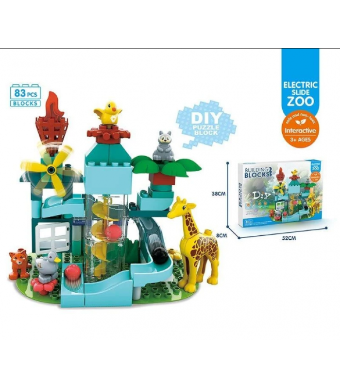 Конструктор HG 1794, 83 элемента, 3 шарика, ветряная мельница