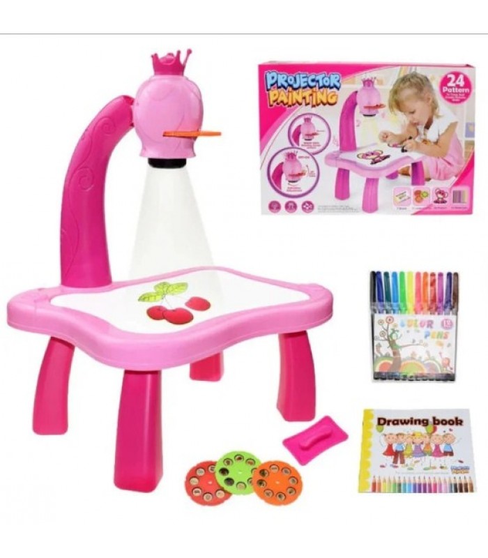 Столик для рисования с проектором YM6776-1, пакунок малюка