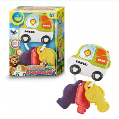 Музыкальная игрушка “Интересное путешествие” 45093 "WToys", укр. яз., прорезыватели, песни, загадки, сказки, подсветки, пакунок малюка
