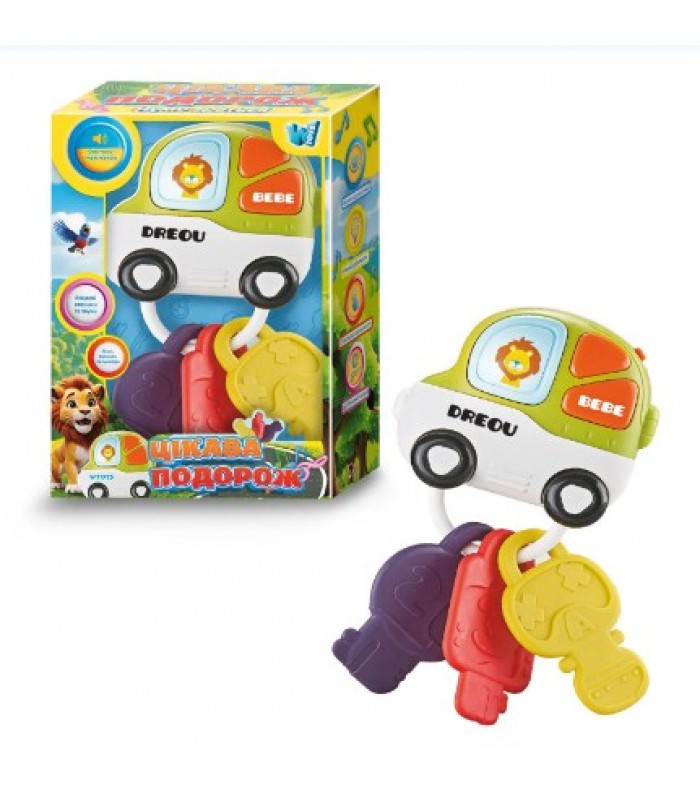 Музыкальная игрушка “Интересное путешествие” 45093 "WToys", укр. яз., прорезыватели, песни, загадки, сказки, подсветки, пакунок малюка