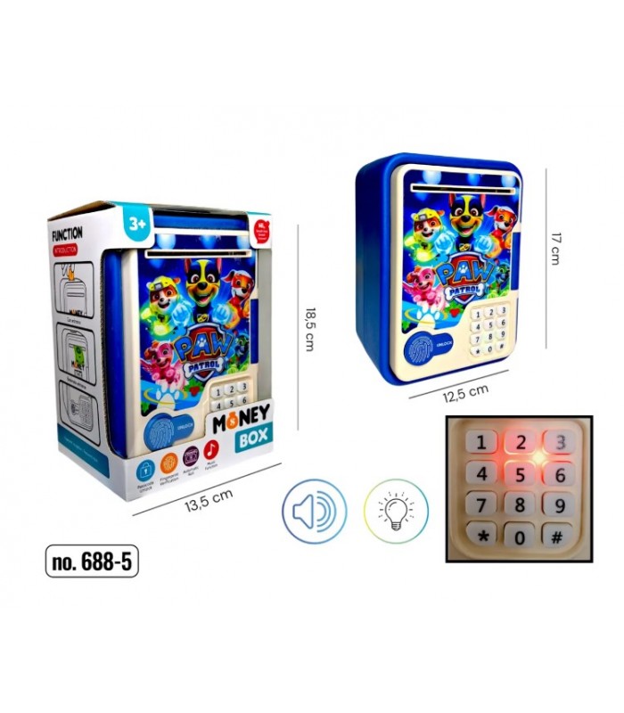 Сейф-Копилка Щенячий Патруль 688-5, пакунок малюка
