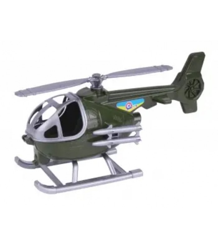 Вертолет ТехноК 8492 военный детский игрушечный, пакунок малюка, для детей от 3 лет