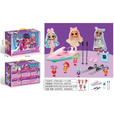 Игровой набор для куклы LOL MINI FASHION SET 111-418 D/E/F