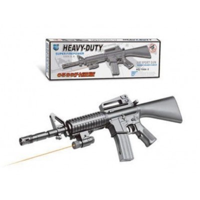 Автомат на пульках с лазерным прицелом игрушечный, 1004-2, для детей от 8 лет, Пакунок малюка