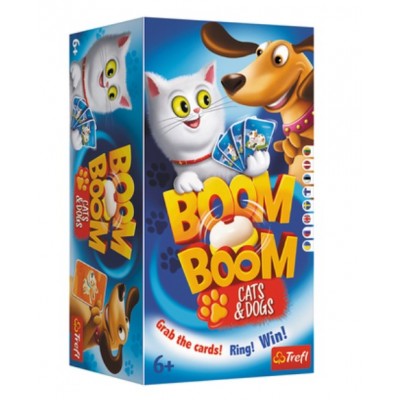 Настольная игра Trefl Бум Бум кошки и собаки (02004)