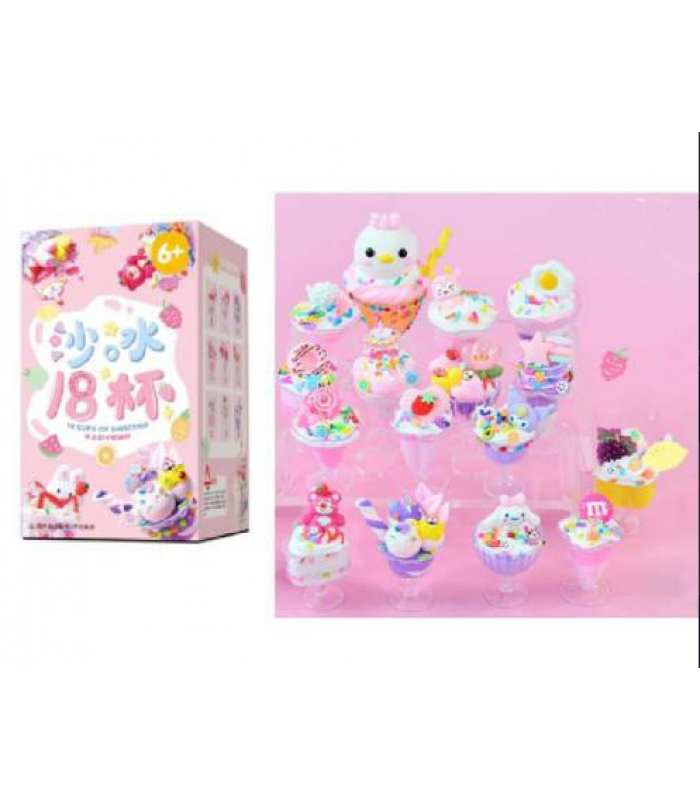 Набор для творчества 00146 для приготовления мороженого, жидкость, украшения, посуда, 2 вида, пакунок малюка