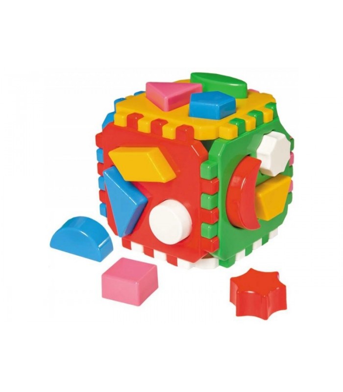 Развивающая игрушка Логический куб, Технок 0458, для детей от 1 года, Пакунок малюка