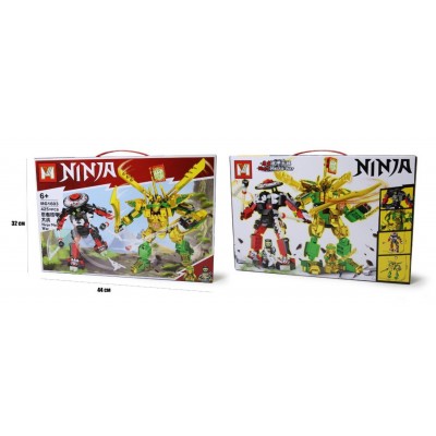 Конструктор Ninjago MG1603,425 деталей, пакунок малюка