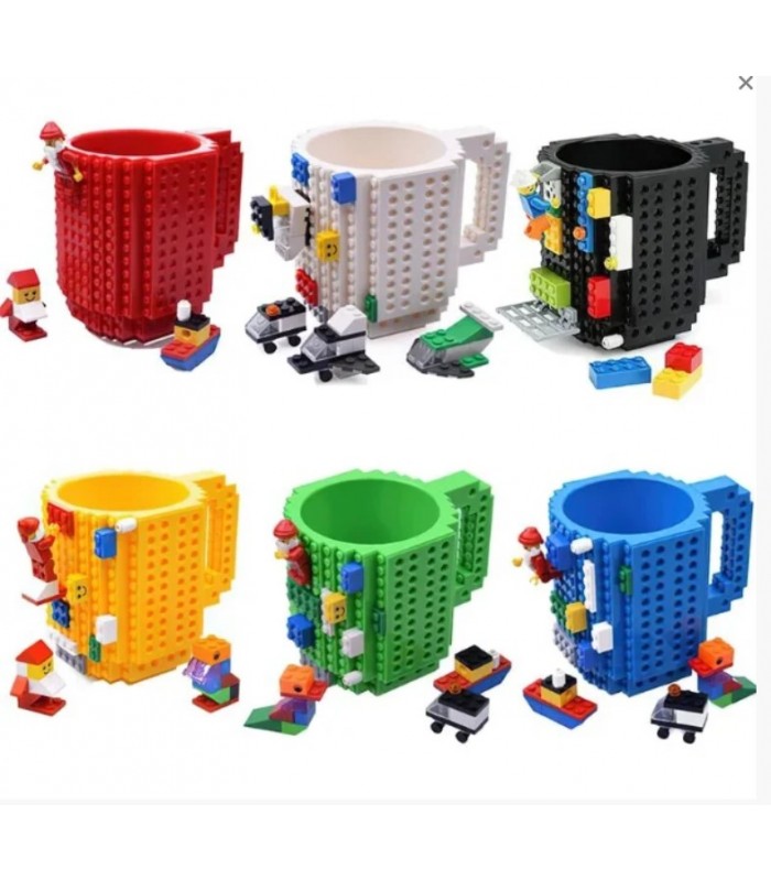 Кружка лего - чашка конструктор в стиле LEGO 350 мл EL-KH021-22-23-24-25
